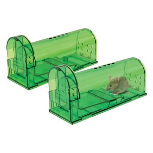 St Helens Small Humane Trap to Catch Mice and other Rodents. Pack of 2