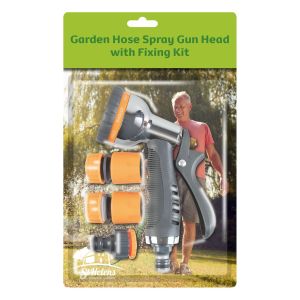 Garden Hose Spray Gun Head with Fixing Kit #4