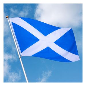 Scotland Flag with 2 Metal Grommets 150cm x 90cm