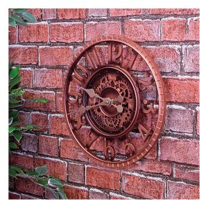 St Helens Vintage Open Face Design Outdoor Clock Bronze #2