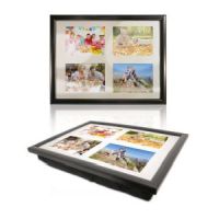 St Helens Lap Tray with 4 Photo Inserts and Bean Bag Cushion