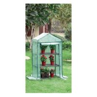 St Helens Mini 3 Tier Greenhouse with Shelves and PVC Cover