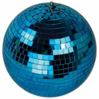 FXLab Coloured Mirror Ball. Blue 200mm