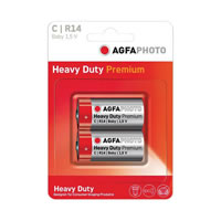 AgfaPhoto C Zinc Chloride Battery. 2 Pack
