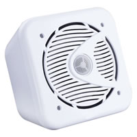 eAudio White 5.25 inch 3 Way Mini Box Speakers 4Ohm 160W #2