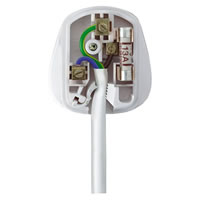 White Quickfit 3 Pin 13A UK Plug #2