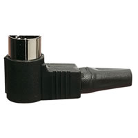 Right Angled 5 Pin 180 Degree Din Plug with Cable Protector