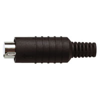 5 Pin High Quality Mini Din Line Plug with Cable Protector
