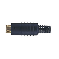 Black 4 Pin High Quality Gold Plated Super VHS Connector