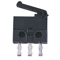 Black 30Vdc Lever Type Ultra Miniature Microswitch