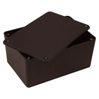 Black MB7 Shatterproof ABS Project Box. 83x120x177mm #2