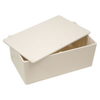 White Size MB4 Shatterproof ABS Project Box #2