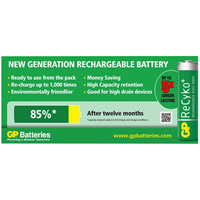 GP 210AAHCB C2 ReCyko 2100 mAh AA Rechargeable Batteries. 2 Pack #2
