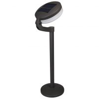Luxform Lighting Montana Solar Post Light in Black #4