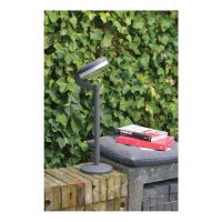 Luxform Lighting Montana Solar Post Light in Black #2