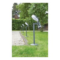 Luxform Lighting Montana Solar Post Light in Black #5
