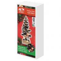 Wooden Christmas Tree Light Effect. Battery Powered #3