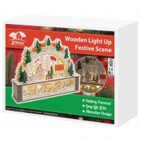 Wooden Festive Lighting Arch. Battery Powered #3
