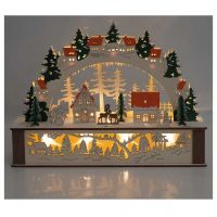 Wooden Festive Lighting Arch. Battery Powered #2