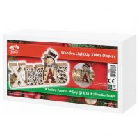 Wooden Xmas Display. Battery Powered #3