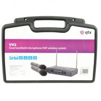 QTX VHF Dual Handheld Wireless Microphone 174.1, 175mHz #2