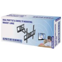 Dual Pivot Tilt Swivel TV Mounting Bracket 26 to 55 inch #2