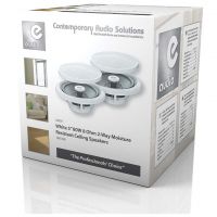 White 5 inch 8Ohm 80W Moisture Resistant 2 Way Speakers #3