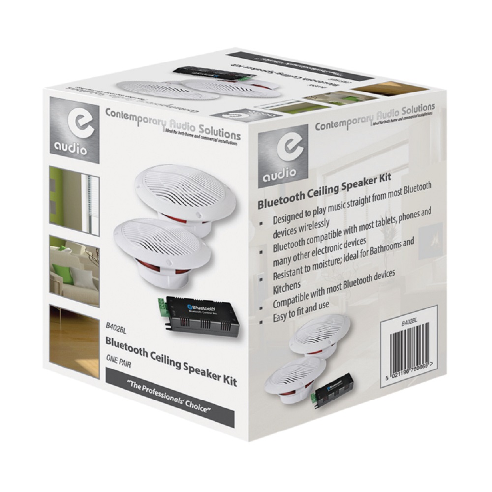 E Audio Bluetooth 4 0 Ceiling Speaker Kit