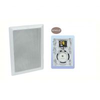 White 6.5 inch 8Ohms 120W 2 Way In Wall Speakers #2