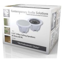 eAudio White 5.25 inch. 2 Way Ceiling Speakers 8Ohm 80W #3