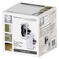 eAudio White 4 inch. 2 Way Ceiling Speakers 8Ohm 70W #6