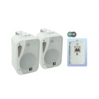 eAudio White 5.25 inch. 3 Way Mini Box Speakers 4Ohm 160W #1