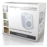 eAudio White 6.5 inch. 3 Way Mini Box Speakers 8Ohm 200W #2