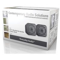 eAudio Black 5.25 inch 3 Way Mini Box Speakers 4Ohm 160W #3