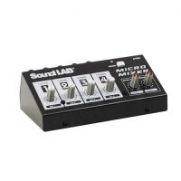 SoundLAB Silver Microphone Mixer with Effects