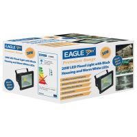 Eagle Black 20W IP65 Flood Light. Warm White #2