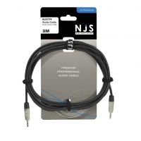 NJS Pro Audio Lead 3.5mm Stereo Jack to Jack Plug Lead 3M
