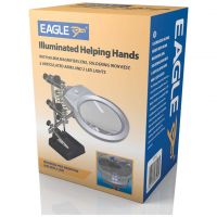 Illuminated Helping Hands with Magnifier Lens #2