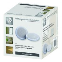 White 5 inch 4Ohm 80W Moisture Resistant Speakers #2