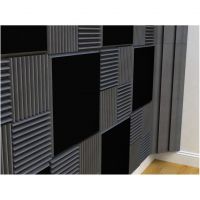 Black 60x60x5cm Fabric Faced Acoustic Tiles (Pack of 6) #3