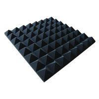 New Jersey Sound Acoustic Foam Tiles. Pyramid Style Black