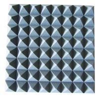 New Jersey Sound Acoustic Foam Tiles. Pyramid Style Grey #2