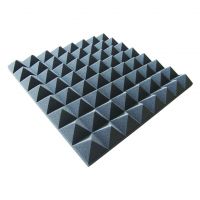 New Jersey Sound Acoustic Foam Tiles. Pyramid Style Grey