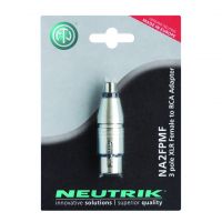 Neutrik NA2FPMF POS 3 Pole XLR Female to Phono Socket Adaptor