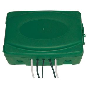 Green Outdoor IP54 Rated Electrical Connection Box