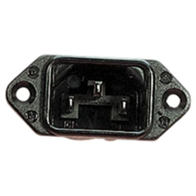 250V 6A AC 3 Pin Chassis Inlet