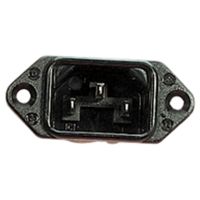 250V 6A AC 3 Pin Chassis Inlet