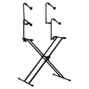 Height Adjustable 3 Tier Keyboard Stand