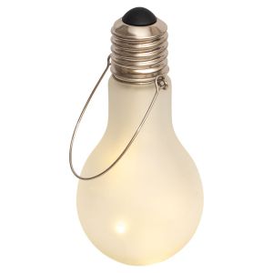 Luxform LED Battery Operated Glass Bulb. Single. Smoke