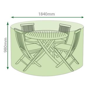 St Helens Water Resistant Medium Round Patio Set Cover #2